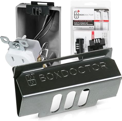 g clip electrical outlet box repair home depot|boxdoctor.